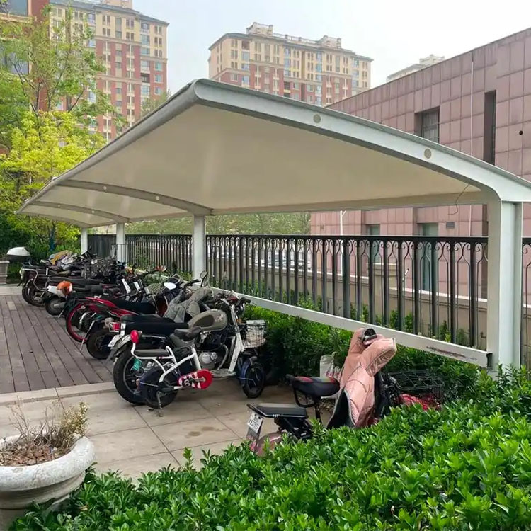 宁城县膜结构电动车棚